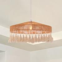 Lightsin Tassel Breeze Woven Pendant Light for Boho Charm and Warmth