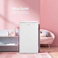 COMFEE' RCD93WH2UKRT(E) 93L Retro Freestanding Fridge with Chiller Box