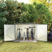 66FT Outdoor Lockable Bike Storage Shed