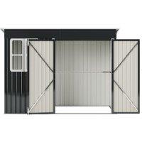 7X4FT/8.5X5.5FT Outdoor Metal Garden Storage Shed