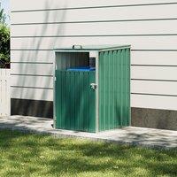 Metal Outdoor Bin Shed for 1/2/3/4 Trash Bins