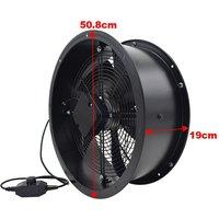 Ventilation Wall-Mounted Exhaust Axial Fan 8/10/12/14/16/18/20/22 inch