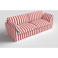 Cottonfy Retro Striped Fabric Handmade Sofa