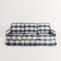 Cottonfy Minimalist Stylish Detachable Striped and Checkered Pattern Sofa