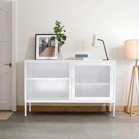 Freestanding Steel File Filing Cabinet with Open Shelves