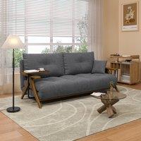 Cottonfy Foldable Matte Fabric Solid Wood 3 Mode Sofa Bed