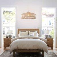 Lightsin NestLine Handwoven Shallow Pendant Lamp