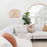 Lightsin SolNest Boho Rattan Hanging Lamp