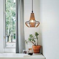 Lightsin Woven Rattan Cage Pendant Light for Natural Charm and Effortless Elegance