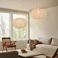 Lightsin Woven Rattan Ceiling Light for a Serene Ambiance