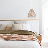 Lightsin Woven Whisper Natural Rattan Pendant Light for Serene Living