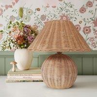 Lightsin Bohemian Rattan Table Lamp Handcrafted Natural Lighting