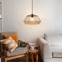 Lightsin Geometric Bamboo Pendant Light for a Touch of Natural Modernity