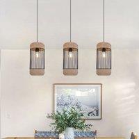 Lightsin Cylinder-Inspired Rattan Pendant Light for Warm Natural Elegance