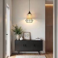 Lightsin Basket-Inspired Bar Pendant Light Natural Rattan Pendant Lighting