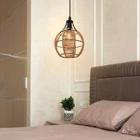 Lightsin Woven Paper Rope Pendant Light for Cozy Elegance and Timeless Charm