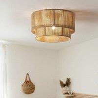Lightsin Double Tier Hemp Rope Led Pendant Light