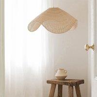Lightsin Rustic Rattan Handcrafted Pendant Light for Living Room