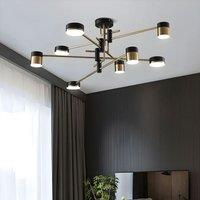 Lightsin Metal Black And Gold Ceiling Light with LED Bulbs
