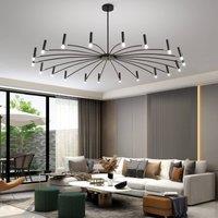 Lightsin Metal Black And Gold Ceiling Light with LED Bulbs