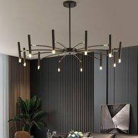 Lightsin Metal Black And Gold Ceiling Light with LED Bulbs