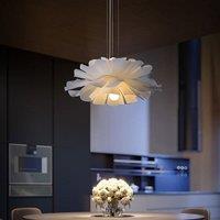 Lightsin White Acrylic Blooming Floral Pendant Light