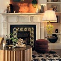 Lightsin Colorful Handcrafted Ceramic Table Lamp - Ideal for Bedroom, Desk & Living Room