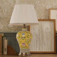 Lightsin Colorful Handcrafted Ceramic Table Lamp - Ideal for Bedroom, Desk & Living Room