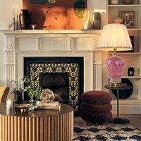 Lightsin Colorful Handcrafted Ceramic Table Lamp - Ideal for Bedroom, Desk & Living Room