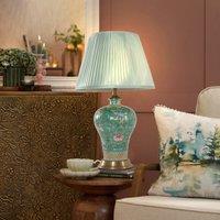 Lightsin Colorful Handcrafted Ceramic Table Lamp - Ideal for Bedroom, Desk & Living Room