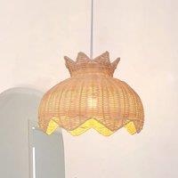 Lightsin Handwoven Paper Rope Pendant Light for a Natural & Cozy Ambiance