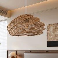 Lightsin Spiral Rattan Pendant Light for Bedroom Dining Bar