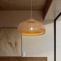 Lightsin Minimalist Bamboo Cone Ceiling Light