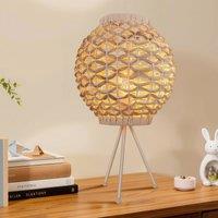 Lightsin Scandinavian Natural Fiber Bedside Lamp
