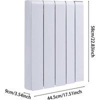 Ceramic Electric Radiator with Wi‑Fi & LCD Touch White or Matte Black (700 W/1000 W/1500 W/2000 W)