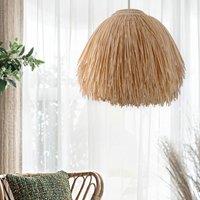 Lightsin Japanese Scarecrow Rattan Pendant Light