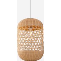 Lightsin Japanese Capsule-Shaped Rattan Pendant Light