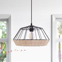 £Lightsin Geometric Bamboo Pendant Light for a Touch of Natural Modernity (80% off)
