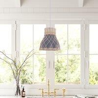 ?Lightsin Modern Rattan Pendant Light Available in Grey, Pink, and White (80% off)