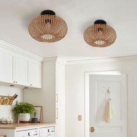 Lightsin Highly Cost-Effective Natural Woven Bamboo Wall Lamp