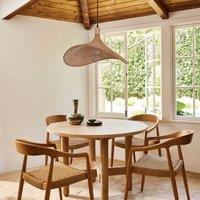 Lightsin Handwoven Bamboo Shade Pendant Light for Cozy Interiors