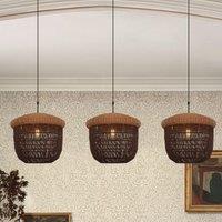 Lightsin Rustic Paper Rope Pendant Ceiling Light Handwoven Eco-Friendly Light Fixture for Living Room, Dining, and Bedroom Ambiance
