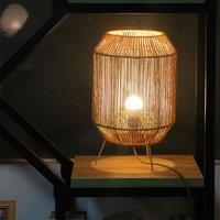 Lightsin Handcrafted Paper Rope Table Lamp Perfect for Living Rooms