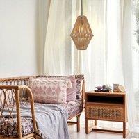 Lightsin Sustainable Geometric Bamboo Pendant Light