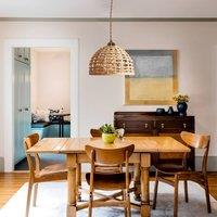 Lightsin Nature-Inspired Wooden Dome Warm Glow Pendant Light