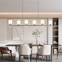 Lightsin Modern Minimalist Luxury Bronze Chandelier with Acrylic Shades