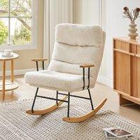 Tufted Upholstered Rocking Chair