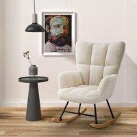Tufted Upholstered Rocking Chair
