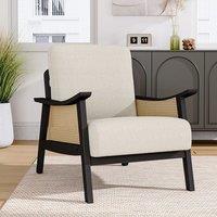Direct Mid Century Rattan Armchair