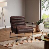 Contemporary Metal Legs Tufted Leisure Armchair